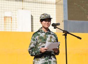 新生代表、临床医学院夏子娴同学发言